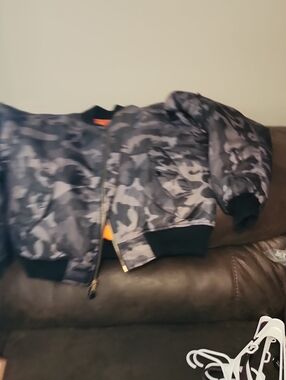 Rothco Kids Gray Camo Bomber Jacket